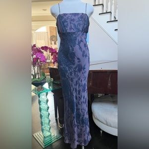 Vintage 90s Plenty Tracy Reese Mermaid Maxi Slip Dress Y2K